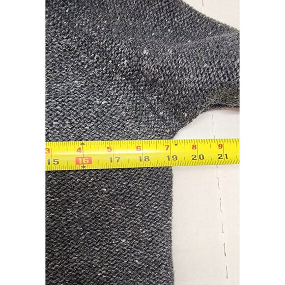 WOOLRICH Vintage Heathered Gray Knit Sweater With Cardinal Bird Embroidery - Picture 6 of 10